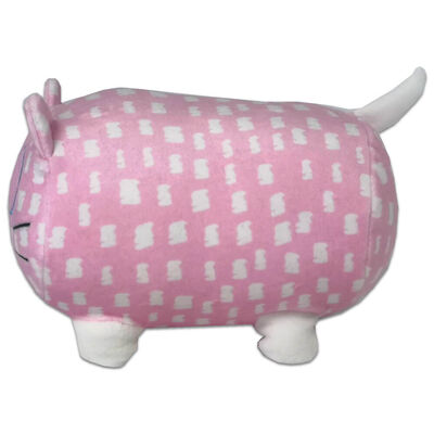 Cute Crew PlayWorks Hugs & Snugs Plush Toy: Pink Spotty Cat image number 2