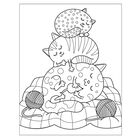 Cats and Kittens Colouring Book image number 2