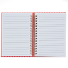 A6 Wiro Pink and Red Stripes Notebook image number 2