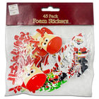 Festive Foam Stickers: Pack of 45 image number 1