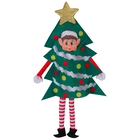 Elf Christmas Tree Outfit image number 2