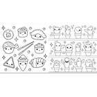 Super Kawaii Colouring Book image number 2
