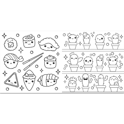 Super Kawaii Colouring Book image number 2