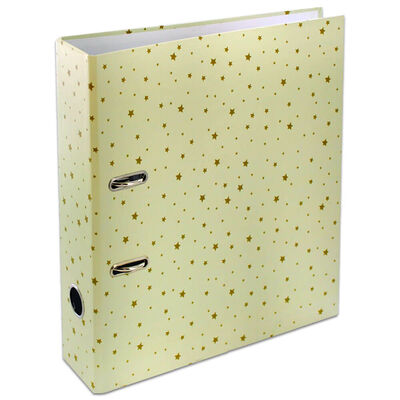 Navy Opulence Cream Star A4 Lever Arch File image number 1