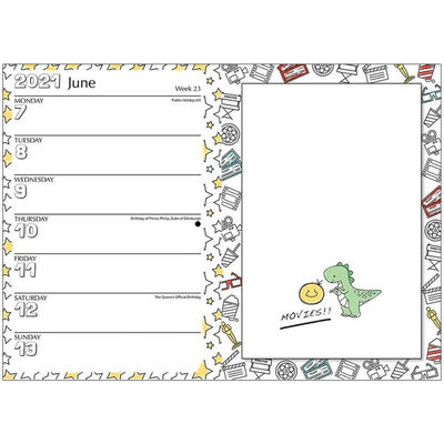A5 Doodle 2021-2022 Week to View Diary image number 2