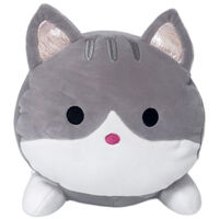 Playworks Hugs & Snugs Plush Toy: Grey Kitten