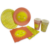 Easter Tableware Party Pack: 24 Piece Set