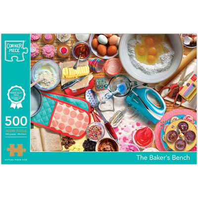 The Baker&rsquo;s Bench 500 Piece Jigsaw Puzzle image number 1