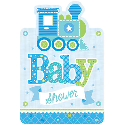 8 Blue Baby Shower Invitations image number 3