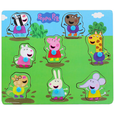 Peppa Pig Wooden 8 Piece Jigsaw Puzzle image number 1