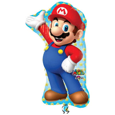 Super Mario Foil Balloon: 22 Inch image number 1