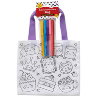 Colour Your Own Cute Food Bag: Pack of 12
