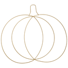 Pumpkin Wire Wreath image number 1