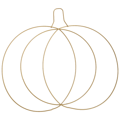 Pumpkin Wire Wreath image number 1