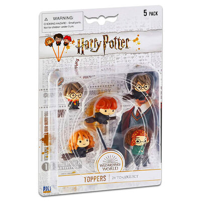 Harry Potter Pencil Toppers Pack of 5: Assorted image number 1