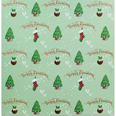 At Home with Santa Paper Pack - 12x12 Inch image number 4
