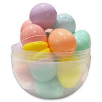 Multi-Coloured Easter Fillable Eggs in an Egg: Pack of 24
