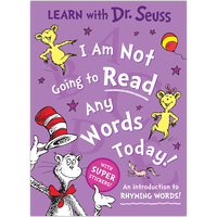 I Am Not Going to Read Any Words Today