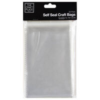 50 Self Seal Craft Bags - For A6 Cards