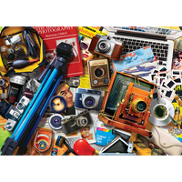 The Photographer's Desk 500 Piece Jigsaw Puzzle