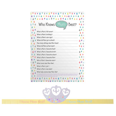 Baby Shower Game: Who Knows Mummy Best? image number 2