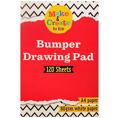 A4 Bumper Drawing Pad: 120 Sheets image number 1