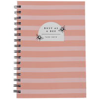 A5 Wiro Busy as a Bee Notebook
