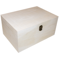 Large Wooden Box: 35 x 25 x 17cm
