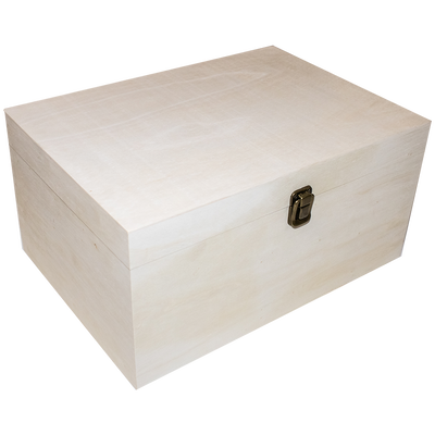 Large Wooden Box: 35 x 25 x 17cm image number 2