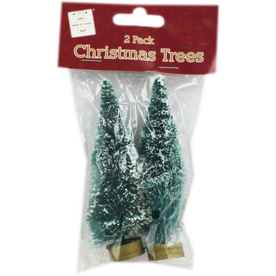 Frosted Christmas Trees: Pack of 2 image number 1
