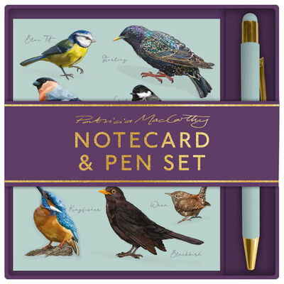 Patricia MacCarthy Birds Notecard & Pen Set image number 1