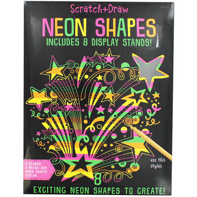Scratch and Draw - Neon Shapes image number 1
