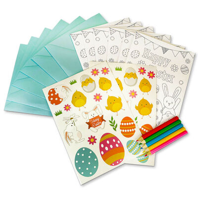 Colour Your Own Easter Cards - 6 Pack image number 2