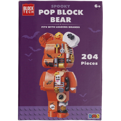 Block Tech Spooky Pop Block Bear Set: Assorted image number 2