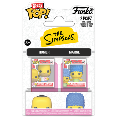 Funko Bitty POP! 2 Pack The Simpsons Homer & Maggie image number 1