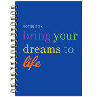 A5 Wiro Bring Your Dream To Life Notebook