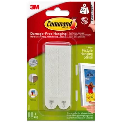 Command Large Picture Hanging Strips: Pack of 4 image number 1