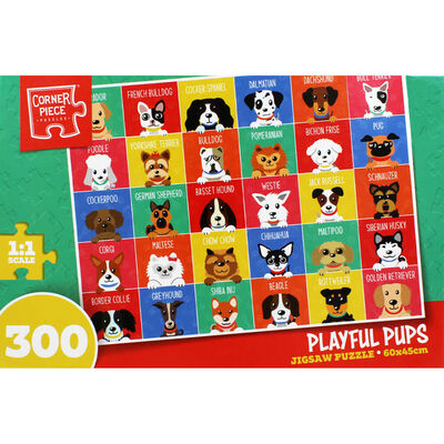 Dog Breeds 300 Piece Jigsaw Puzzle image number 1