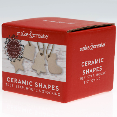 Blank Ceramic Shapes: Pack of 4 image number 3