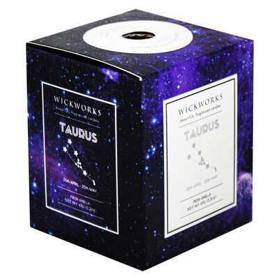 Zodiac Collection Taurus Fresh Vanilla Candle image number 1