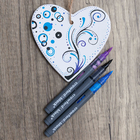 Crawford & Black Acrylic Brush Pen Set: Pack of 24 image number 4