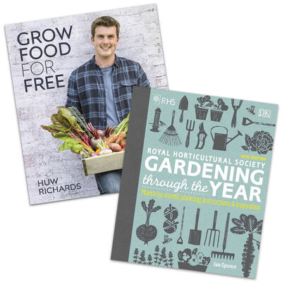 Grow Food For Free & RHS Gardening Through the Year 2 Book Bundle image number 1