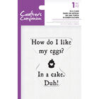 Crafters Companion Clear Acrylic Stamp - In a Cake image number 1