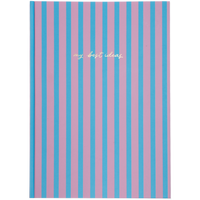 A4 Casebound Stripe Pastel Notebook