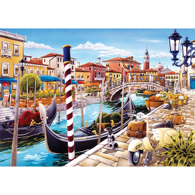 View of Venice 500 Piece Jigsaw Puzzle image number 2