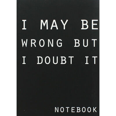A5 Flexibound I May Be Wrong Notebook image number 1