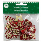 Wooden Advent Number Shapes: Pack of 24 image number 1