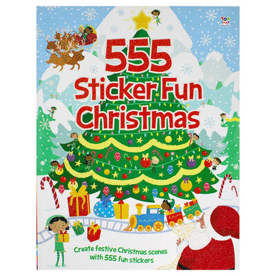 555 Sticker Fun: Christmas image number 1