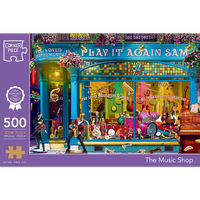 The Music Shop 500 Piece Jigsaw Puzzle
