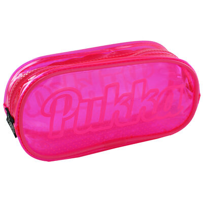 Pukka Bright Pink Translucent Pencil Case image number 1